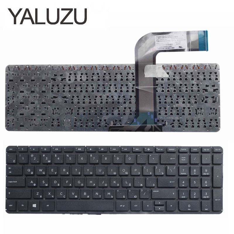 Russisk bærbar tastatur til hp pavilion 15-p 17-f 17-f000 17-f040 17-f115 15-p011st 15-p012st 15-p014st 15-p015st tpn -q140