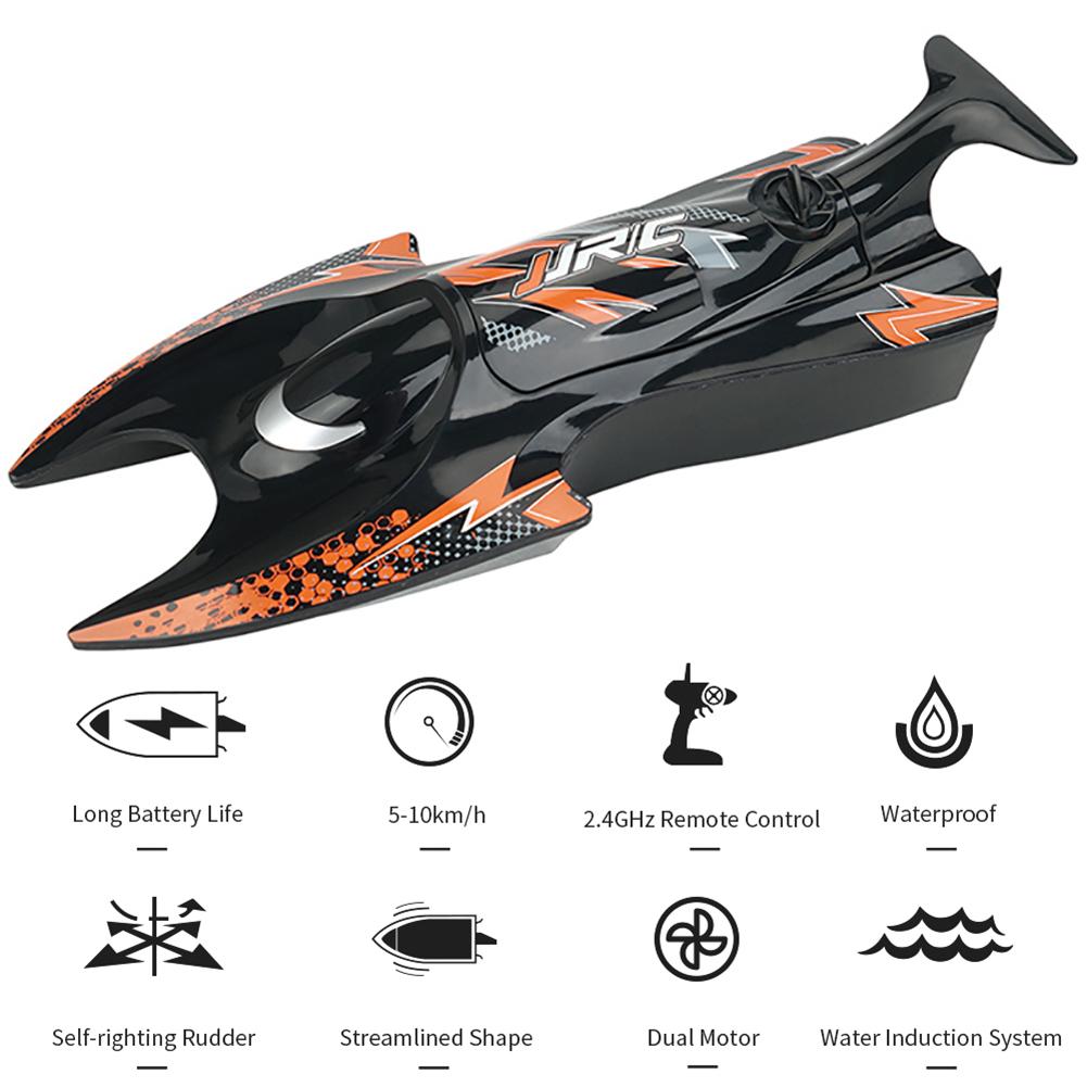 2.4G RC Lobster Remote Control Rowing Boat Lasting Life Water Ship Model High Speed Competitive Electric Remote Control Boat