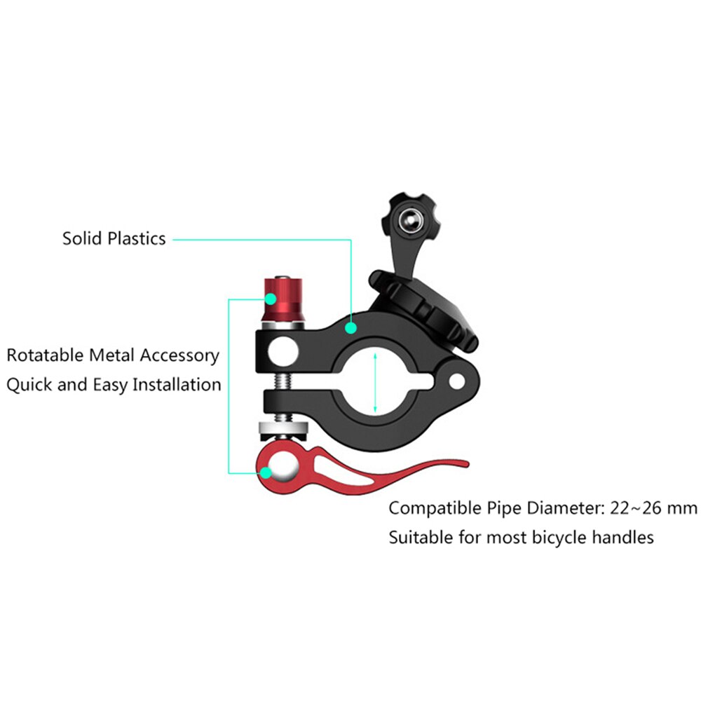 Fahrrad Montieren Aktion Kamera Lenker Fahrrad Halfter für GoPro / Osmo Aktion / Osmo Tasche Sport Kamera Zubehör