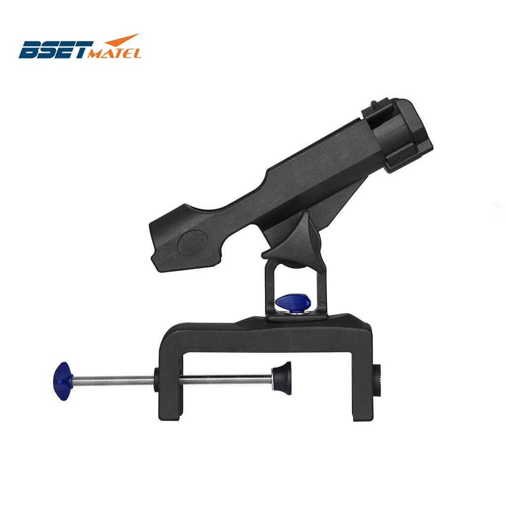 Fishing Rod rack Holders clamp on Adjustable Removable 360 degree Kayak Boat Support Pole stand Bracket: Yellow