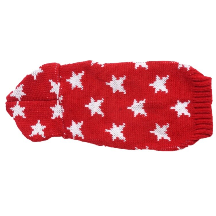 Stjerne hundetøj efterår og vinter varm frakke bamse puddel firbenet hund sweater kæledyr frakke jakker jule halloween kostumer