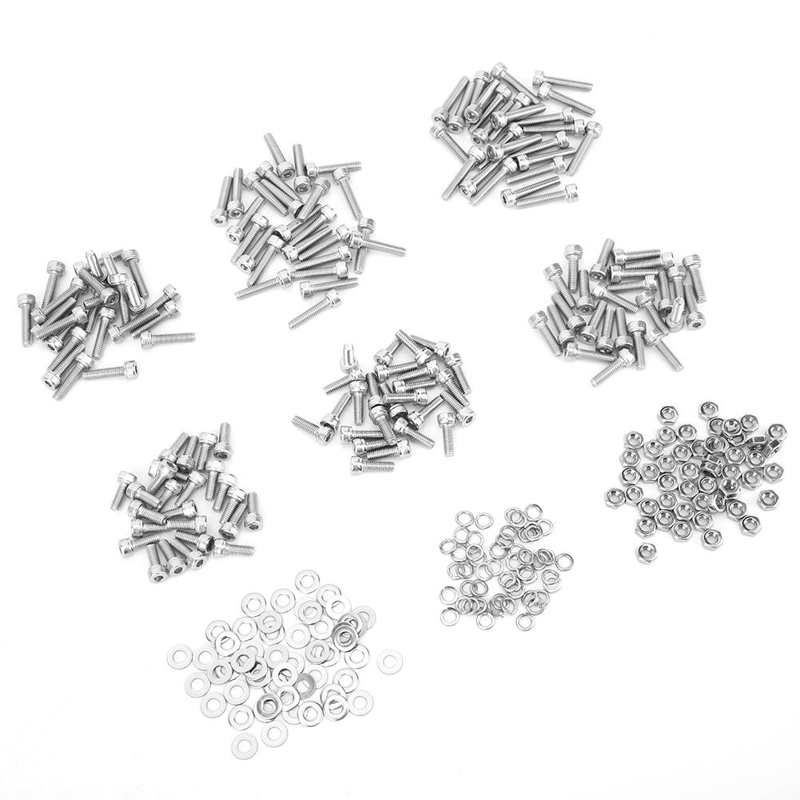 Spring Washer Hex Socket Wood for Plastic Soft Metal Fasten Electronics