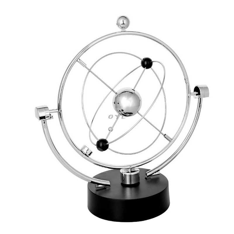 Kinetic Orbital Revolving Gadget Perpetual Motion Desk Office Art Decor Toy