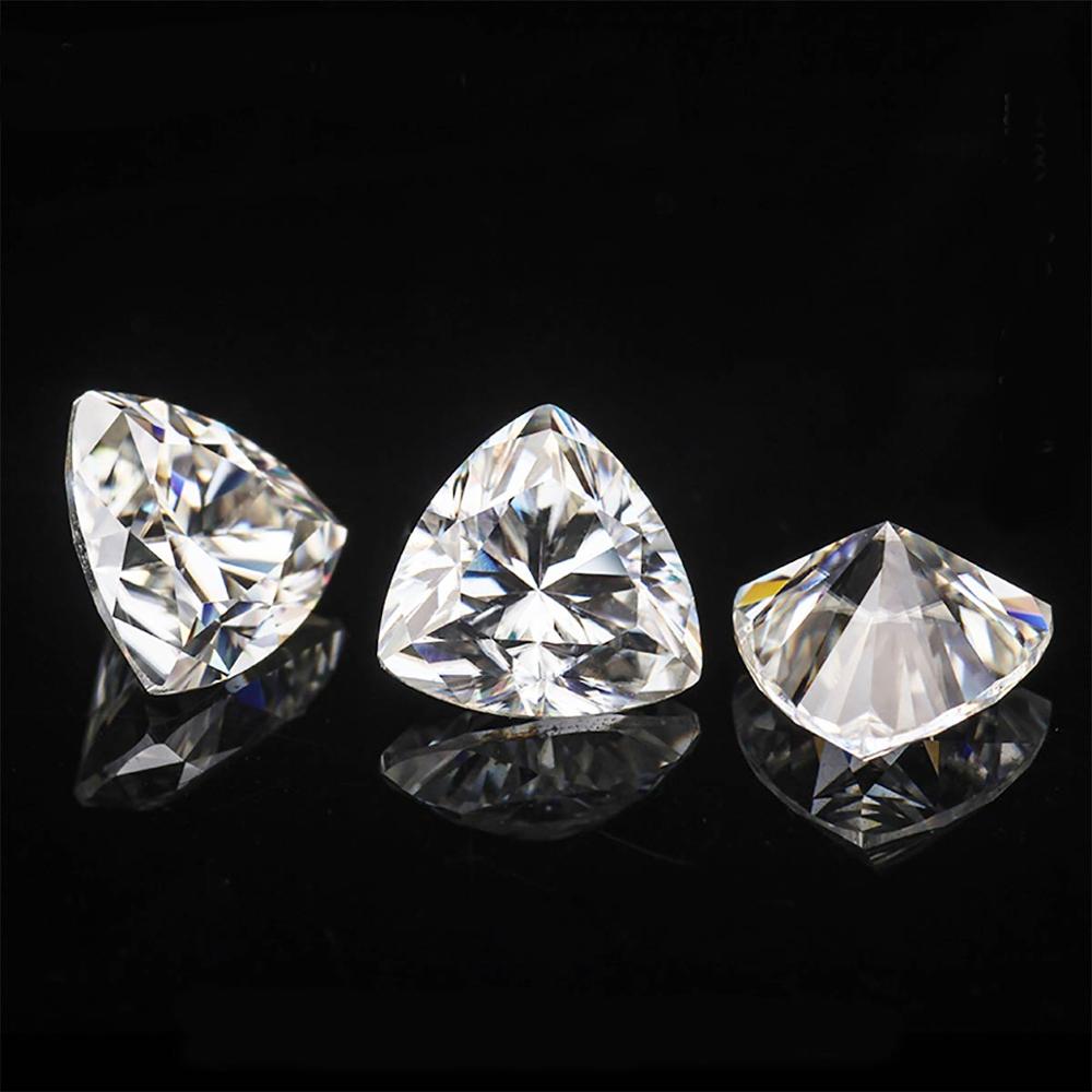 Szjinao Real 100% pietra preziosa sciolta Moissanite Diamomd trilioni forma 1ct 6.5mm D colore VVS1 GRA Moissanite pietra per anello di diamanti