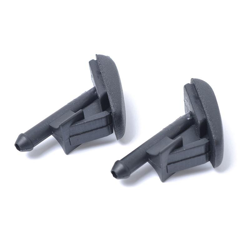 2pcs/set Windshield Water Spray Wiper Nozzle Washer Universal Car Black Nozzle for BMW E36 Z3 Vehicle Auto Parts Car Accessories