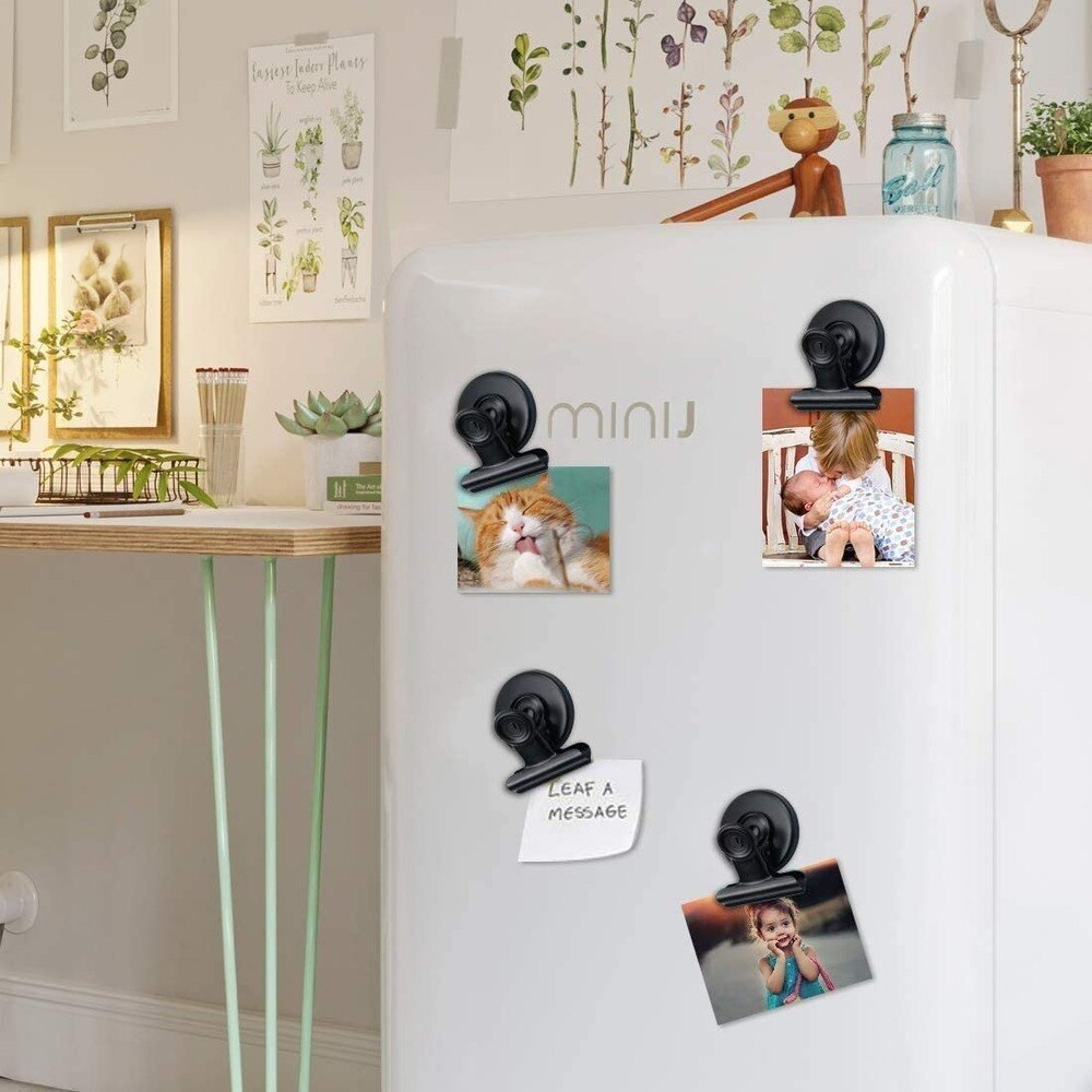 12Pack Magneten Koelkast Magneten Magnetische Clips Duty Gedetailleerde Lijst Display Papier Bevestigingsmiddelen Op Thuis &amp; Kantoor &amp; Onderwijs