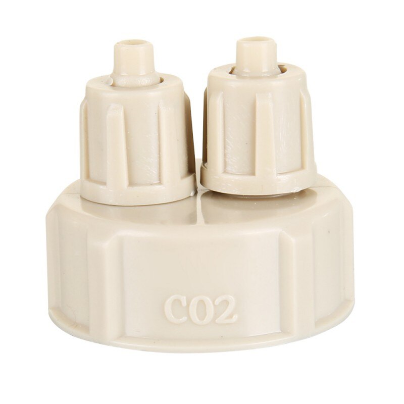 2pc CO2 Aquarium Fish Tank DIY Ozon Fles Cap Air Diffuser Generator Quick Release Afgesloten Buis Tool Kit Aquarium gereedschap
