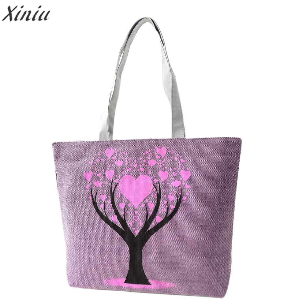 Handtas dames tas schattige print dames canvas tassen schoudertas casual handtassen bolsas feminina sac a main #5