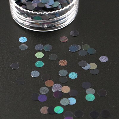 1 Doos 3Mm Dot Nail Pailletten Flakies Ronde Kleurrijke Nagels Flakies Paillette Accessoires 3D Nail Art Decoratie In Doos: lb1000 10ml