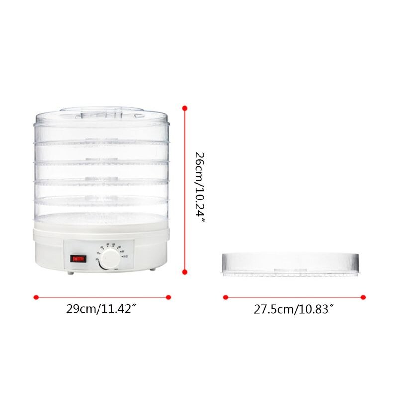 Food Dryer Countertop Food Dehydrator Machine with Temperature Control BPA Free M2EE