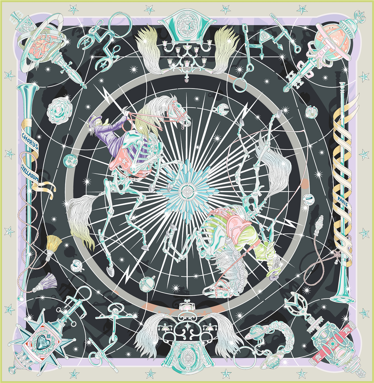 Foulard en soie sergé cheval Animal 90cm, châle à la , de luxe, carré, Hijab pour femmes, Bandana, Foulard, foulard de tête