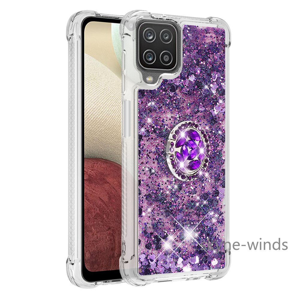 For Xiaomi Mi 10T lite 5G 10T 10T Pro Note 10 litee rhinestone ring buckle Anti-collision quicksand case cover coque casing: for 10T case / 3