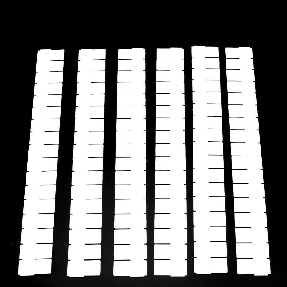 6Pcs DIY Grid Drawer Divider Household Office Necessities Adjustable Drawer Clapboard Partition Good Practical Plastic