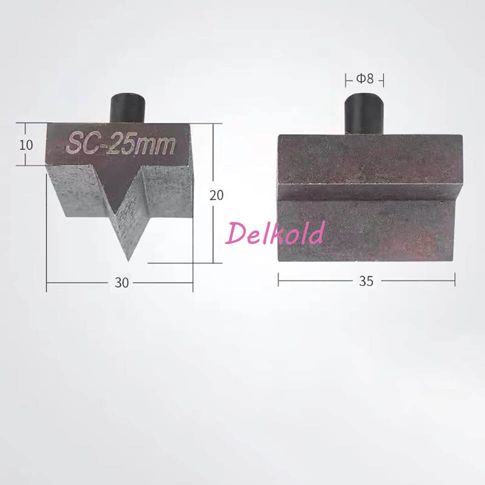 1Pair Hydraulic Rebar Shear Blade for Hydraulic Cutter head SC-12 SC-16 SC-20 SC-22 SC-25 Hydraulic Steel Shear Blade: SC HY-25