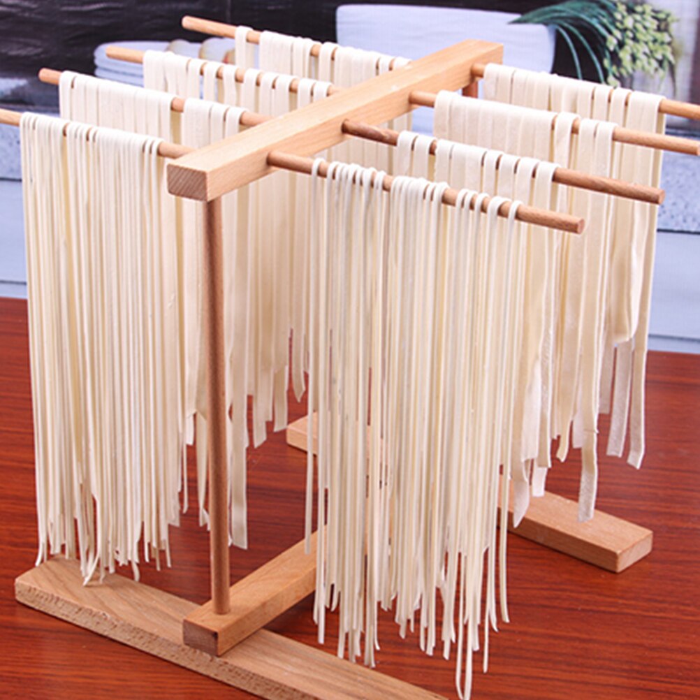 Pasta Drying Rack Household Spaghetti Noodle Drying Rack Pasta Dryer Beechwood