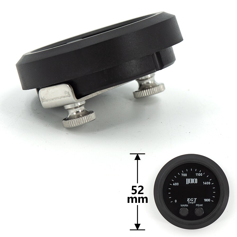 52MM S-Series Exhaust Temperature Gauge Ultra-Thin Round With Red Light LED Display 0-1800 F temperature gauge