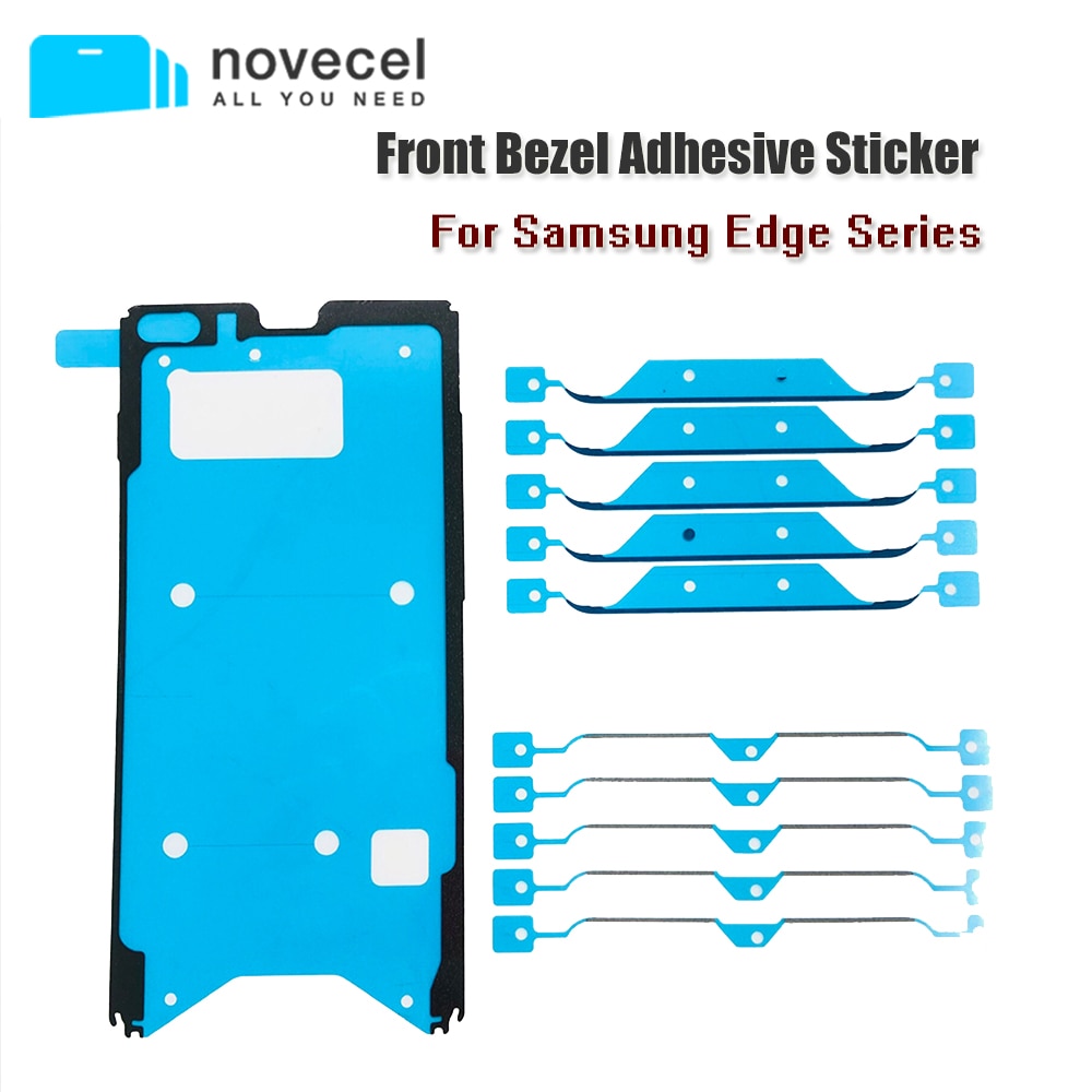 10 sztuk obudowa przednia rama Bezel klej wodoodporny klej naklejki dla Samsung Gaxaxy uwaga 10 9 8 S20 S10 S9 S8 Plus naprawa część