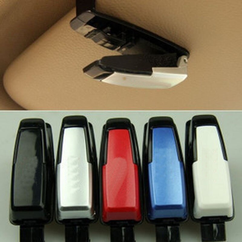 Car Vehicle Visor Sunglass Bril Clip Plastic Visitekaartjes Houder M8617
