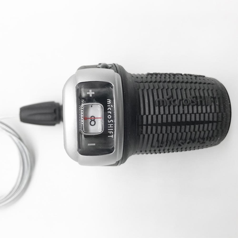 microSHIFT Mountain 3X8 Speed Twist Type shifter Triple Index With visual window Bike Derailleur Twist Grip Gear