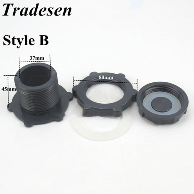 1Pcs Aquarium Fish Tank Water Niveau Plug Manual Drainage Hoofd Aquarium Afvoer Connector Tuin Landschap Drainage Adapter