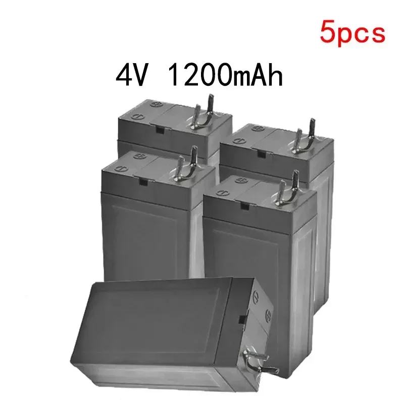 PURFIELD 4V Batteria al piombo 1200mAh Batterie ricaricabili di accumulo Torce elettriche Lampada a LED Fari Scacciamosche elettrico: Blu