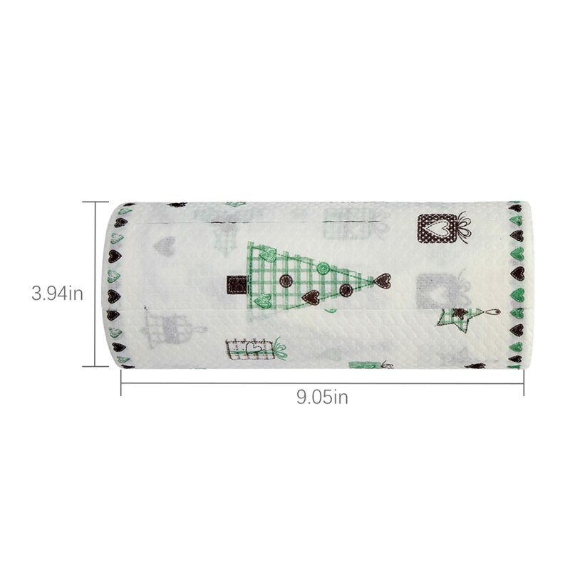 Paño de limpieza de papel desechable para cocina, Herramientas de limpieza, papel higiénico cómodo, capucha de Santa, filtro de aceite,: C