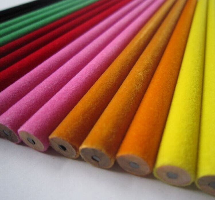 velvet pencil 12pcs wood pencil pencils hotel pencil standard pencil