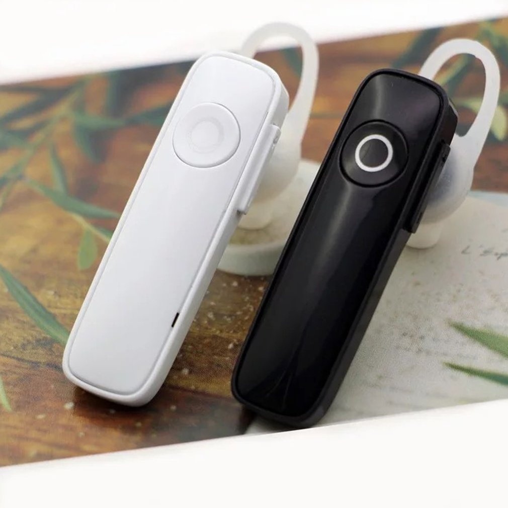 M165 auricolare Bluetooth senza fili in-orecchio singolo mini auricolare chiamata in vivavoce cuffie stereo per musica con microfono per smartphone