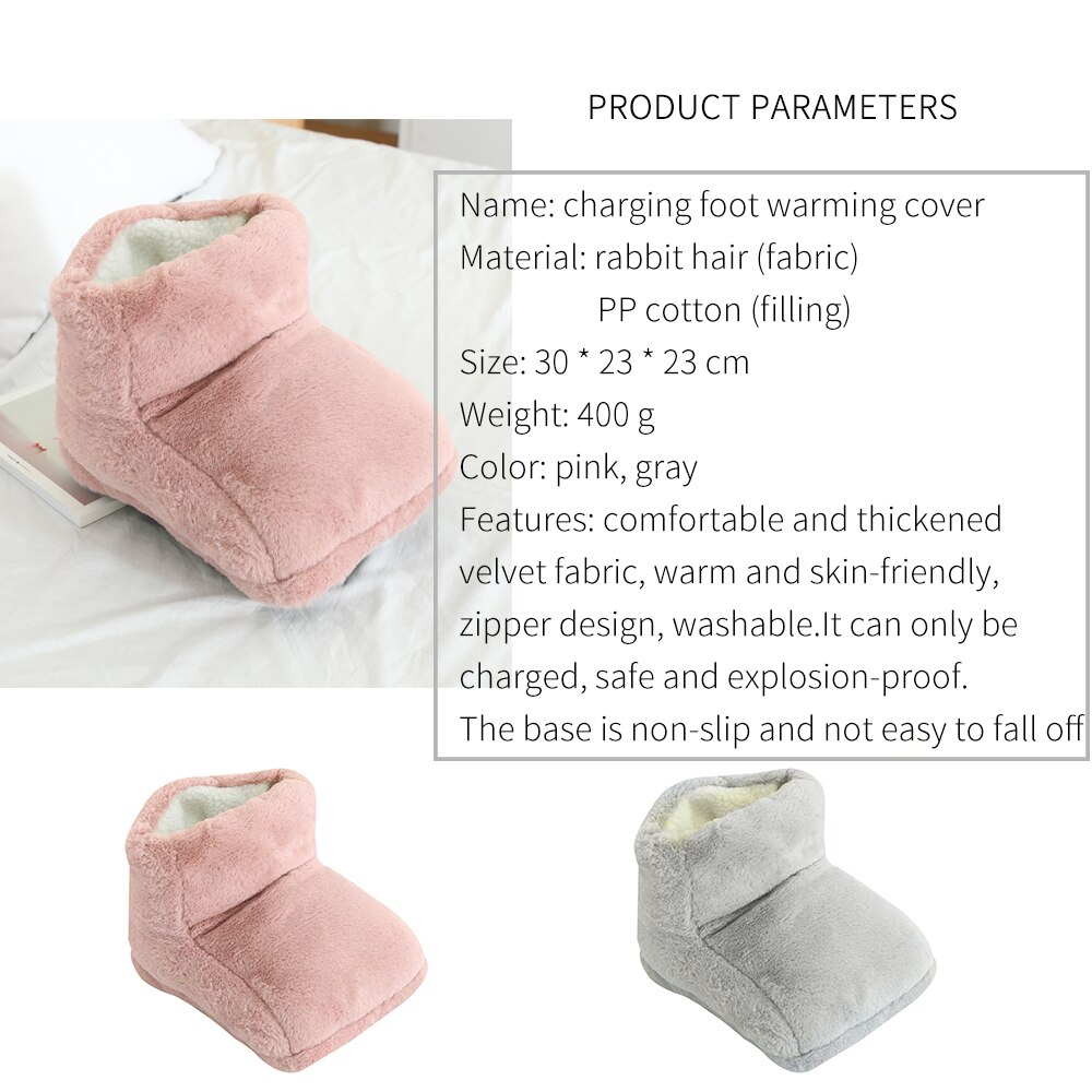 USB Elektrische Fuß Heizung Winter Heimat Schlafzimmer Sicherheit Anfang Wärmer Fuß Abdeckung Temperatur Kontrolle Winter Erwärmung Produkte Heizung