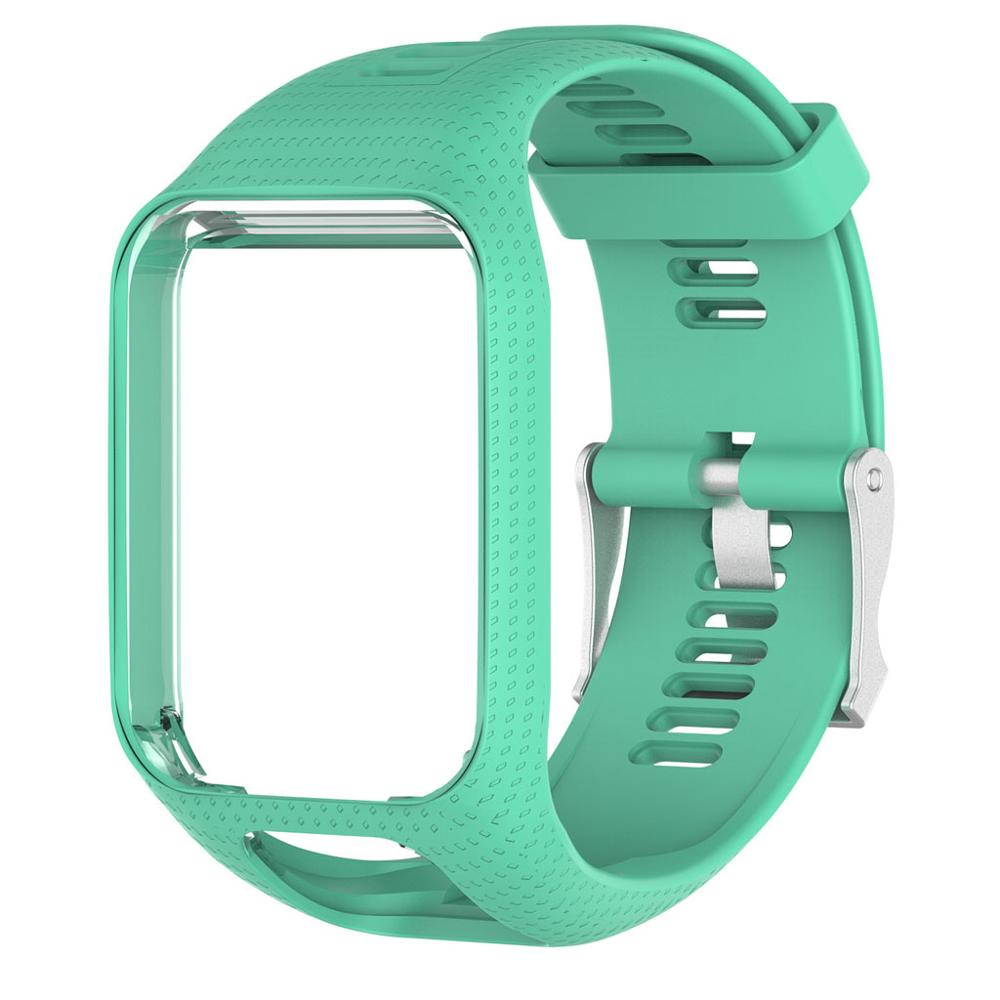 Repuesto de correa de muñeca de silicona para reloj GPS TomTom Runner 2 3 Spark 3: GN