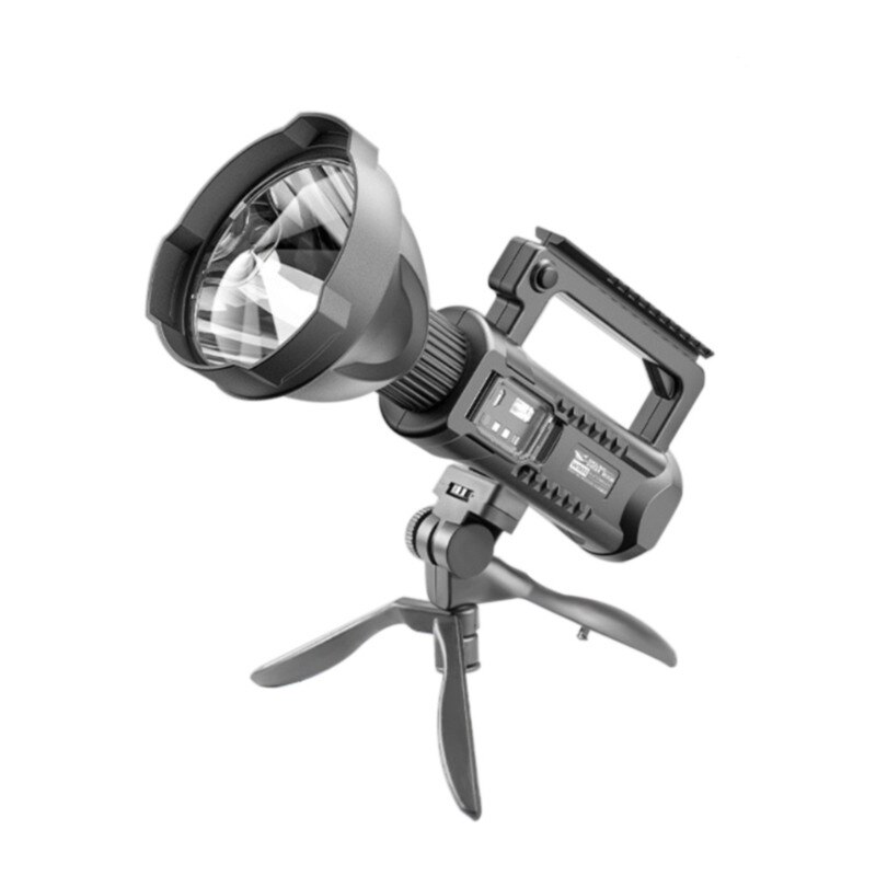 Super lyse led bærbare spotlights lommelygte lommelygte med  p70.2 lampekugler, der kan monteres, passer til ekspeditioner osv.