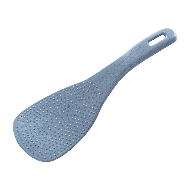 Home Rice Paddle Rice Spatula Non stick White Rice Serving Spoons Utensils Kitchen Utensil Cooking Accessories Tools: Blue