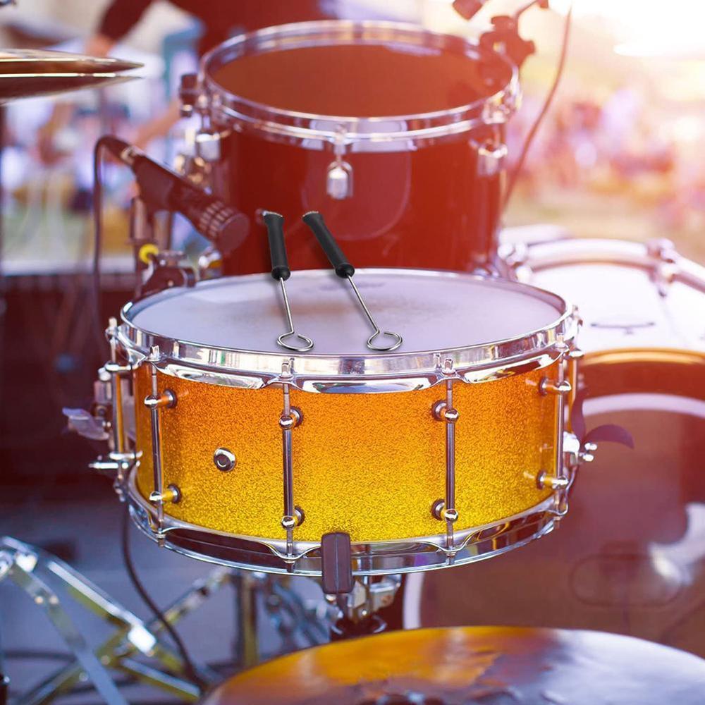 Neue Metall Draht Trommel Pinsel Reinigung Werkzeug Tragbare Jazz Musical Versenkbare Stöcke
