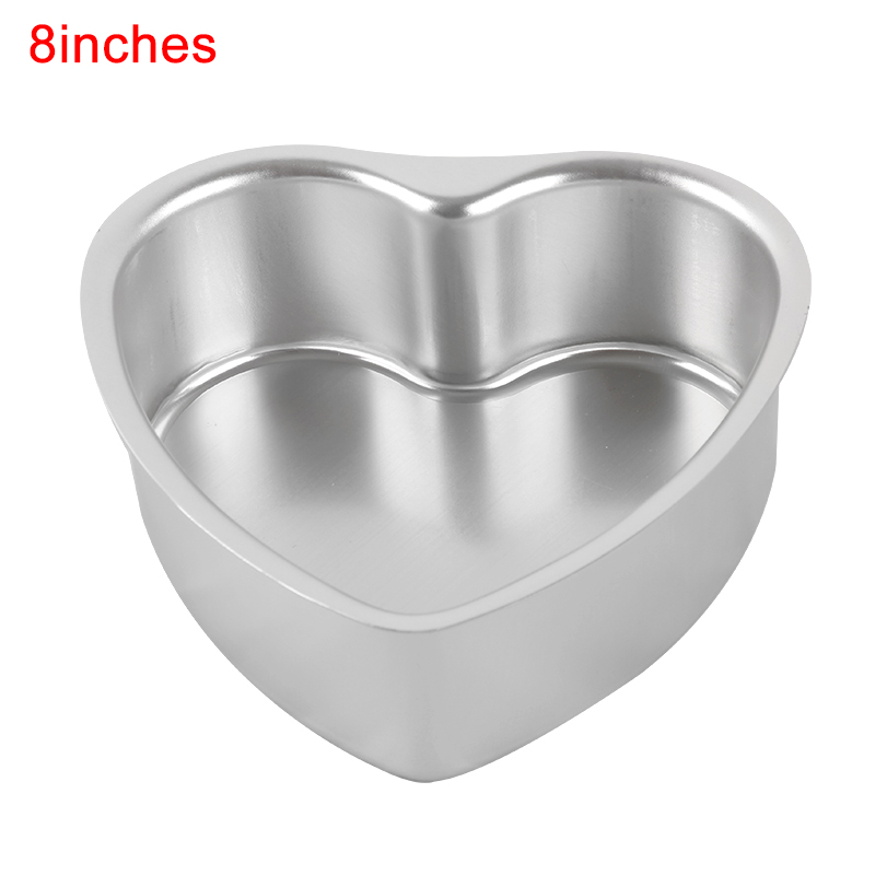 3/1pcs Cake Mold Tray Pans Heart Round Baking Mold Kitchen Carbon Steel Nonstick Baking Pans Reusable Cake Pans Bakingt Tools: Chocolate