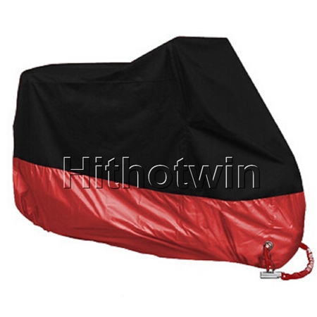 Motorhoes Fiets Alle Seizoen Waterdicht Stofdicht UV Beschermende Outdoor Moto Scooter Motor Regenhoes M-4XL: 4XL / APRICOT