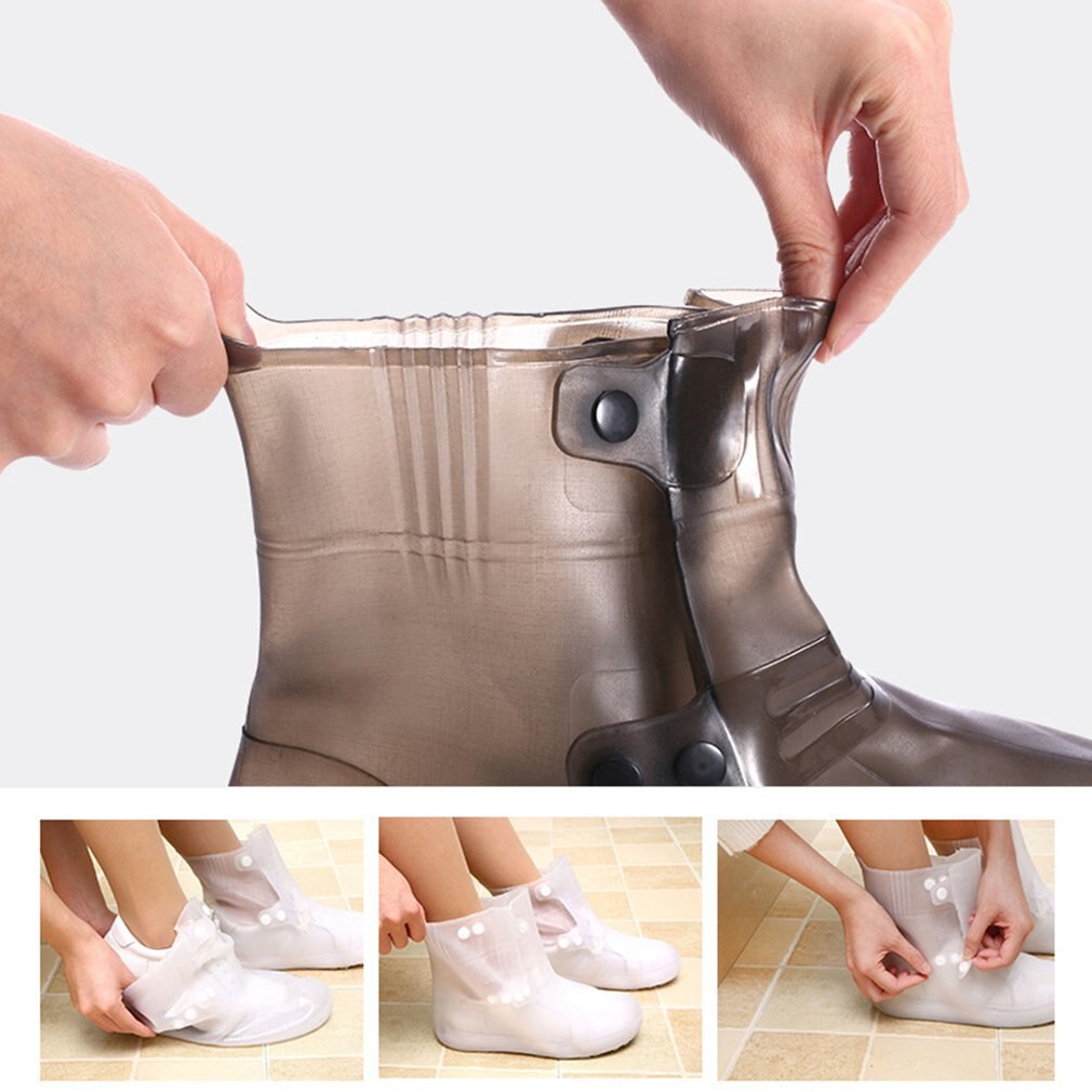 Rainy Weather Outdoor Waterproof Shoe Cover Anti-Skid Shoe Cover Waterproof Rainproof Snow Durable Cover