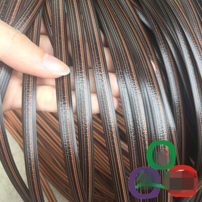 500g 8CM wide imitation flat synthetic rattan weaving raw material plastic rattan for knit and repair chair table: color 15