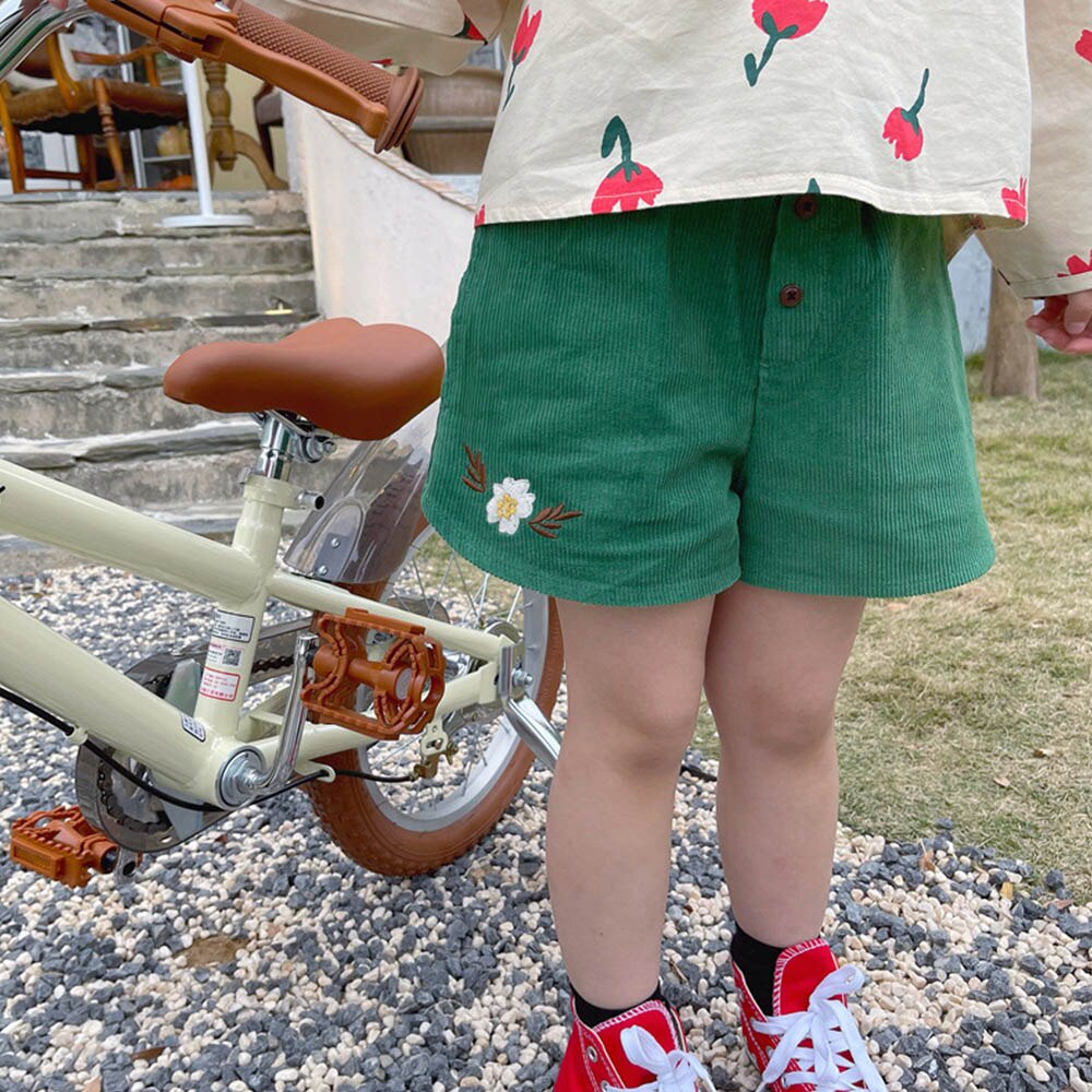 Orso Leader estate ricamo neonate pantaloncini lino in cotone pantaloncini per bambini pantaloncini per bambini per ragazze vestiti abbigliamento per bambina