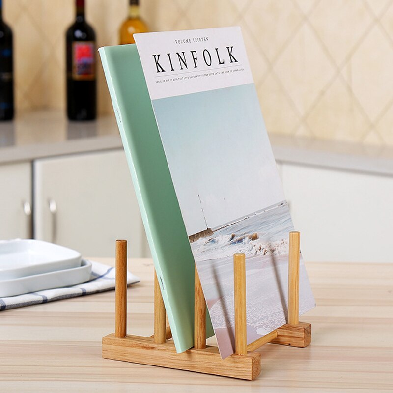 Soporte de bambú para almacenamiento de platos de cocina, soporte para tazas de vidrio, tazas de café, cuencos para el hogar, estante para organizar platos
