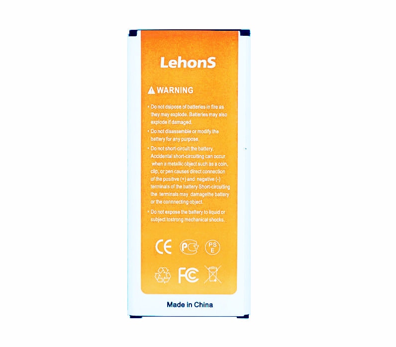 LehonS 6440mAh / 24.79W EB-BN910BBE Replacement Phone Extended Battery + Black Cover Case For Samsung Galaxy Note 4 N9100
