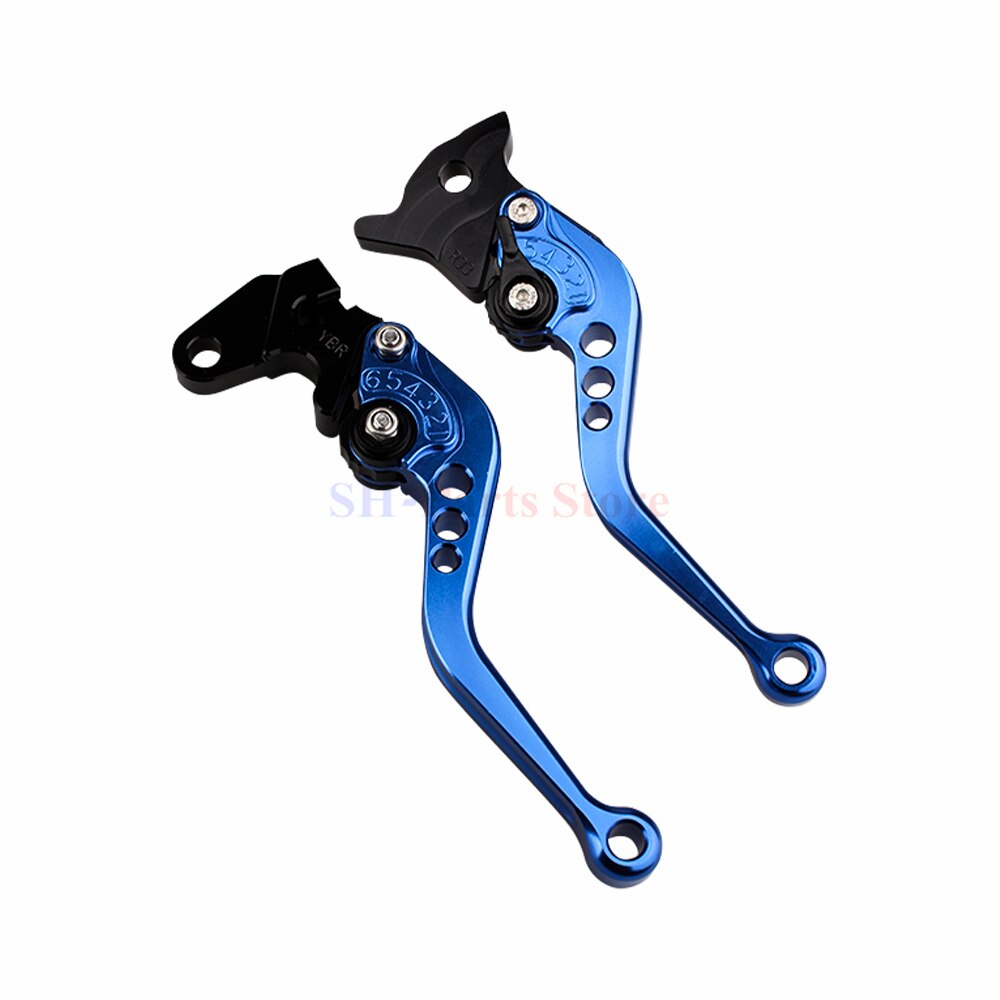 til yamaha yfm 700 rovfugl 700r yfm 700 2007 -  yfz 450 450r yfz 450 yfz 450r -  justerbare cnc bremsekoblingshendler: Blå