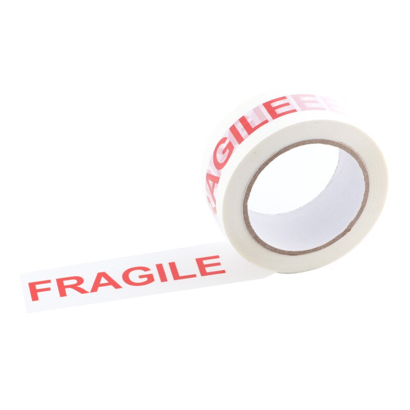 1 Roll 4.7cm x 85m Fragile Tapes Boxes Packaging Sealing Tapes Logistics Packing Tape Adhesive Tapes Supplies