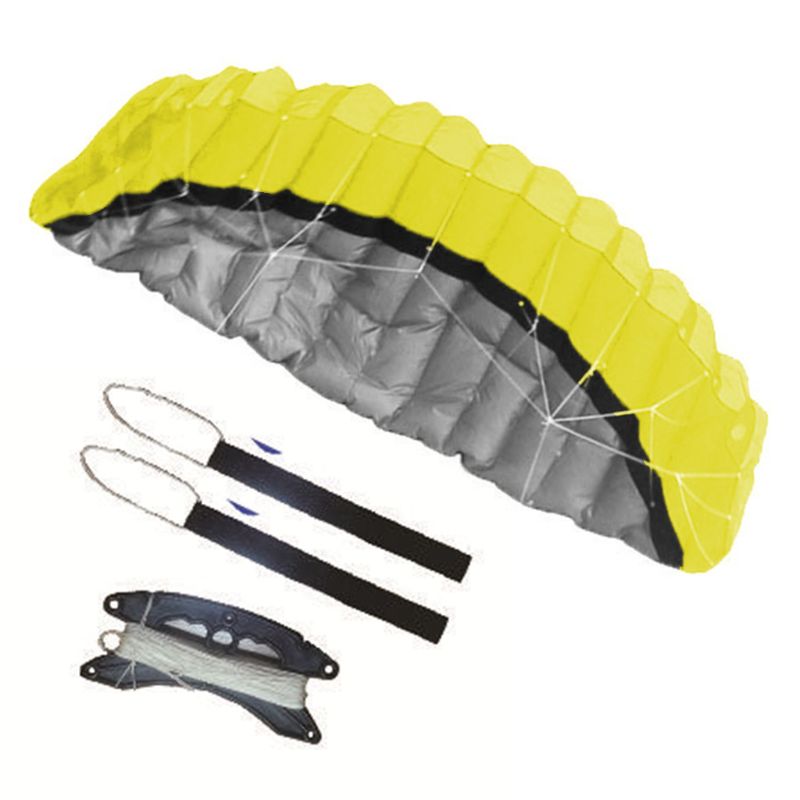 Parafoil Kite - 2.5m Dual Line Stunt Kite - Soft Skeletonless Design - Outdoor Sport Toy for Kids & Adults