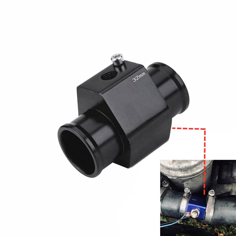 Wasser Temp Gauge Kühler Temperatur Wasser Temp Joint Rohr Sensor Schlauch Adapter 40mm 38mm 36mm 34mm 32mm 30mm 28mm 26mm