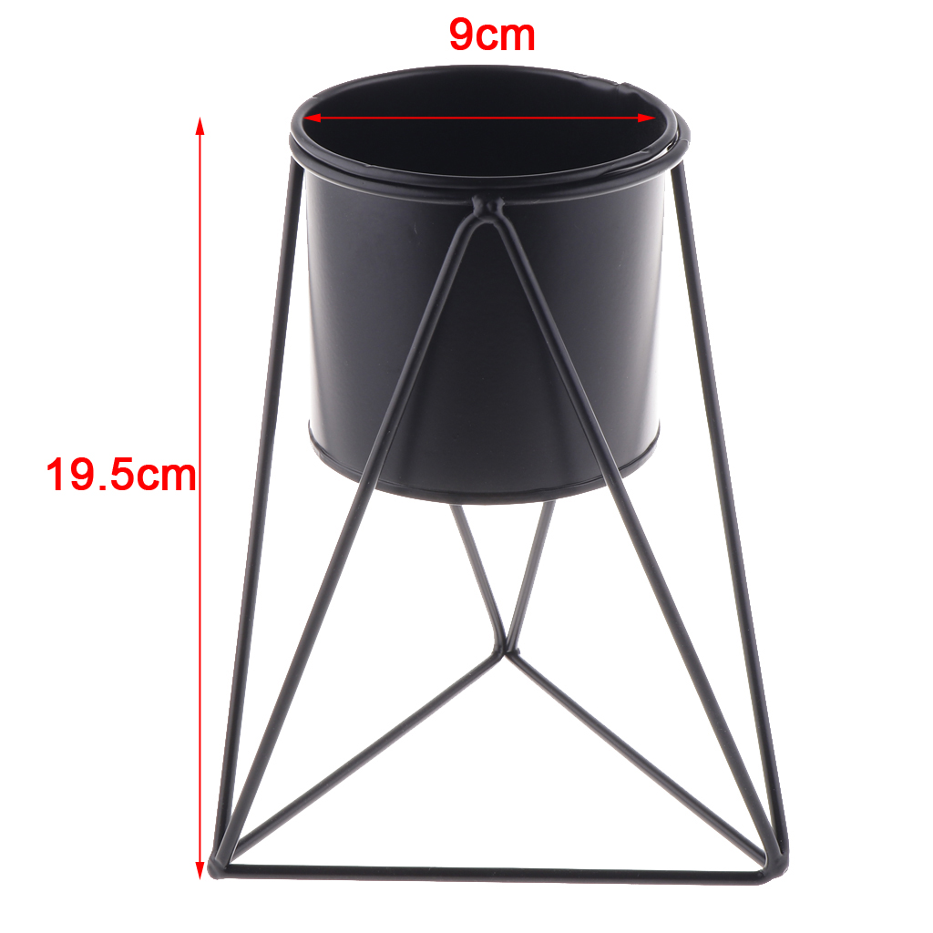 Jernplante vase stativ planter planter have balkon indretning metal blomsterpotte blomstervase hylde rack