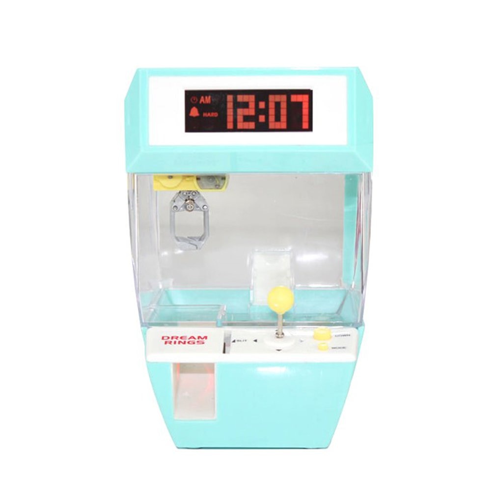 Slot maschine wecker spiel maschine candy hängen puppe klaue klaue maschine arcade kinder automatische spielzeug