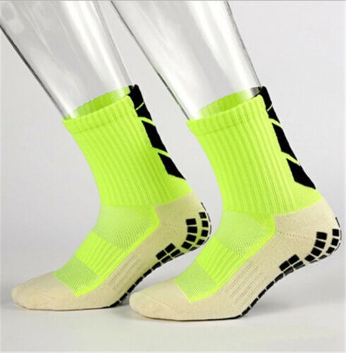 Trusox – chaussettes de Football antidérapantes pour hommes, en coton de bonne , 9 couleurs, , offre spéciale: Herbe Vert