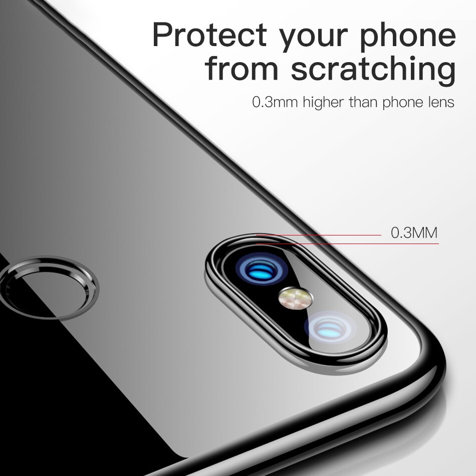 Schokbestendig Siliconen Telefoon Gevallen Voor Xiaomi Mi 8/Mi8 Se Lite 360 Transparante Zachte Tpu Cover Mi 8 explorer Edition Mi8SE Capa