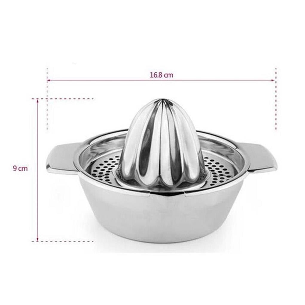 Stainless Steel Manual Juicer Fruit Lemon Squeezer with Bowl Juicer Strainer Good quality!