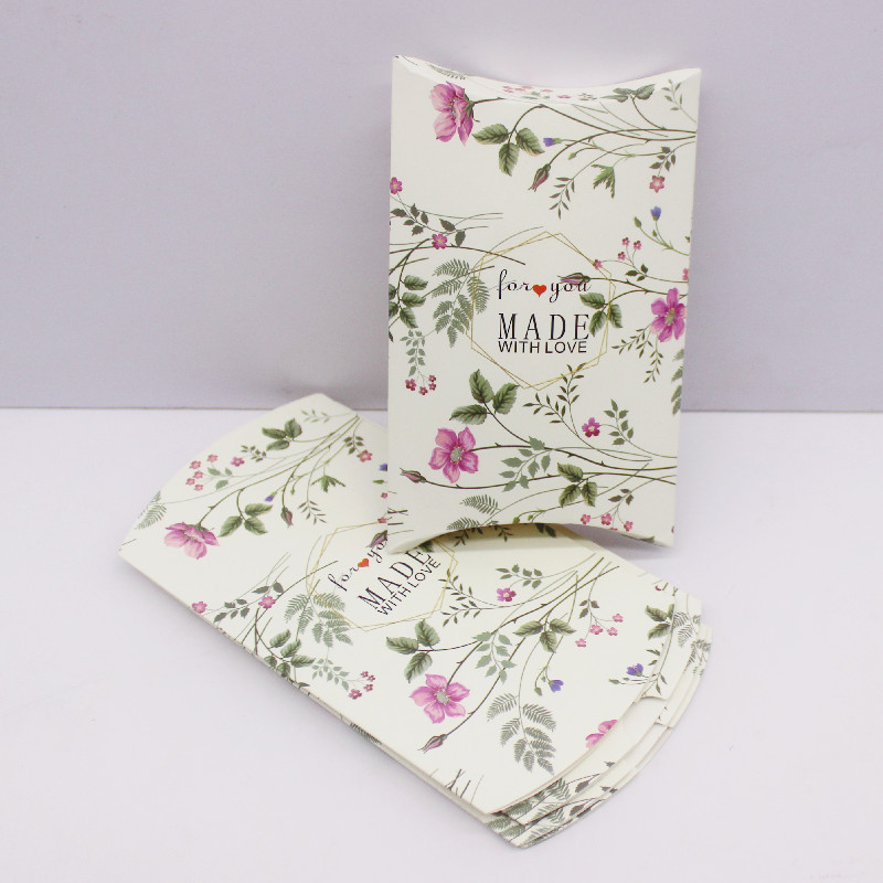 10 bolsas de nuevas de 12,5x8x2cm, cajas de almohada, embalaje de papel a juego para fiestas, bolsas de joyería: Verde